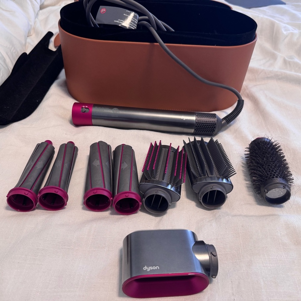 Dyson Multi-Styler Hair Tool Set - Gray and Pink